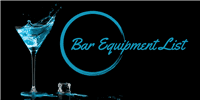 Bar Equipment List