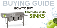 Buying Guide: How to Buy Stainless Steel Sinks for Your Foodservice Establishment 