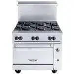Vulcan Vulcan 36C-6BP Restaurant Gas Range, with 6 Burners and Convection oven - 215,000 BTU