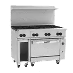 Vulcan Vulcan 48C-8B Restaurant Gas Range, 48" W with 8 Convection oven and Thermostatic Controls, - 275,000 BTU