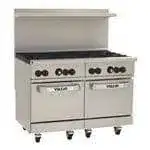 Vulcan Vulcan 48SS-8B Restaurant Gas Range, 48" W with 8 (2) Standard Ovens and Thermostatic Controls, - 286,000 BTU