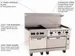 Vulcan Vulcan 60SC-4B36G Restaurant Gas Range, 60" W with 4 Burners (1) 36" Griddle and (1) Standard Oven & (1) Convection Oven - 238,000 BTU