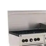 Vulcan Vulcan 60SS-6B24GN Restaurant Gas Range, 60" W with 6 Burners (1) 24" Griddle and (2) Standard Ovens - 278,000 BTU