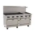 Vulcan Vulcan 72CC-8B24G Restaurant Gas Range, 72" W with 8 Burners (1) 24" Griddle and (2) Convection Ovens - 350,000 BTU