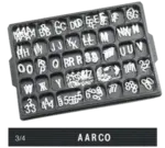 Aarco HFD.75 Letter Set