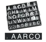 Aarco HFD2.0 Letter Set