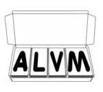 Aarco ROCLTR-1 The Rocker™ Letter Set