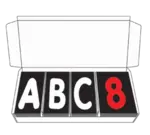 Aarco ROCLTR-2 The Rocker™ Letter Set