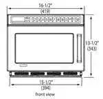 ACP ACP HDC18SD2 Amana® Commercial Heavy Volume Microwave Oven