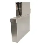 Advance Tabco CRSH-4 Underbar Basics™ Soda Gun Holder  4"W x 21"D x 36"H  manifold housing for soda lines with removable cover