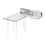 Advance Tabco DTA-66 Provision for dish landing on straight dish table (sold per linear foot) (minimum 4 ft) 
