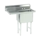 Advance Tabco Advance Tabco FC-1-3624-24L Commercial Sink, (1) One Compartment, 16 Gauge Stainless Steel Construction with and With Left-hand Drainboard - 62.5" W