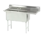 Advance Tabco Advance Tabco FC-2-2030-24R Commercial Sink, (2) Two Compartment, 16 Gauge Stainless Steel Construction with and - 66" W