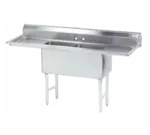 Advance Tabco Advance Tabco FC-2-2030-24RL Commercial Sink, (2) Two Compartment, 16 Gauge Stainless Steel Construction with and - 88" W