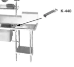 Advance Tabco K-440 Waste trough