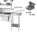Advance Tabco K-491 Provision for Hatco Heater (each)