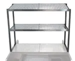 Advance Tabco PRDO-44 Pass-Thru Station Double Overshelf