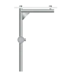 Advance Tabco SG-C Upgrade food shield leg to be cantilevered over