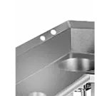Advance Tabco TA-107 Anti-Siphon vacuum breaker holes in splash