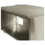 Advance Tabco TA-48 12"" x 12"" cut out for plumbing in back panel or undershelf