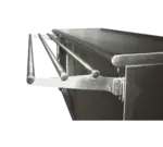 Advance Tabco TA-73 Drop down tubular tray slide on front or rear of tables (stationary tray slide available) (factory installation only) (per linear foot)