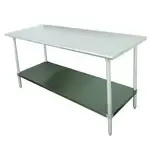 Advance Tabco TA-94 16 gauge 304 series stainless steel undershelf upgrade (per linear foot)