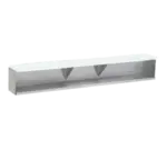 Advance Tabco TDS-6 Add-On Dish Shelf  93-1/6"W x 7"D  includes: (2) side panels & 1" thick lower shelf only