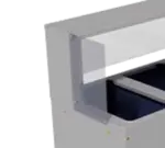 Advance Tabco TSP-1 End panel for TSS series buffet shelf