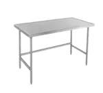 Advance Tabco Advance Tabco TVSS-2411 Work Table, 14 Gauge Stainless Steel Top with Open Base, Stainless Steel Legs and without Backsplash - 132"W x 24"D x 35.5"H