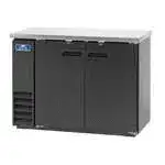 Arctic Air Arctic Air ABB48 Black 2 Solid Door Refrigerated Back Bar Storage Cabinet, 115 Volts