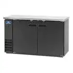 Arctic Air Arctic Air ABB60 Black 2 Solid Door Refrigerated Back Bar Storage Cabinet, 115 Volts