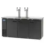 Arctic Air Arctic Air ADD72R-2 4 Taps 1/2 Barrel Draft Beer Cooler - Black, 4 Kegs Capacity, 115 Volts