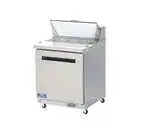 Arctic Air Arctic Air AST28R 29'' 1 Door Counter Height Refrigerated Sandwich / Salad Prep Table with Standard Top