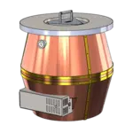 Beech Ovens ATANCOP-500 Flat polished copper finish for 500 series barrel