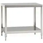 Berkel Berkel MB-STAND Mixer/Slicer Equipment Stand, Stainess Steel Top with Undershelf and without Backsplash -