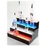 Beverage Air LBD4-60L Lighted Liquor Bottle Display, Countertop, 4-Tier with LED Lighting, 60 Bottle Capacity - 60"W x 18"D x 16"H