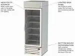 Beverage Air Beverage Air MMF23HC-1-W 27'' 22.5 cu. ft. 1 Section White Glass Door Merchandiser Freezer