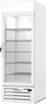 Beverage Air Beverage Air MMR23HC-1-W-IQ 28.25'' White 1 Section Swing Refrigerated Glass Door Merchandiser