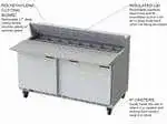 Beverage Air Beverage Air SPE60HC-16C 60'' 2 Door Counter Height Refrigerated Sandwich / Salad Prep Table with Cutting Top