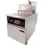 BKI BKI BLG-TC Gas Floor Model Full Pot Fryer with Controls -