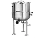 Cleveland Range Cleveland Range KDL200 Tri-Leg Base 2/3 Jacketed Stationary Direct Steam Kettle - 200 gallon Capacity