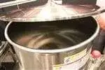 Cleveland Range Cleveland Range KDL25 Tri-Leg Base 2/3 Jacketed Stationary Direct Steam Kettle - 25 Gallon Capacity
