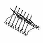 Convotherm 3317563 Spit rack