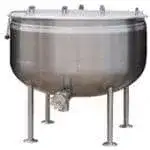Crown Crown DL-80F Tri-Leg Base Full Jacketed Stationary Direct Steam Kettle - 80 Gallon Capacity