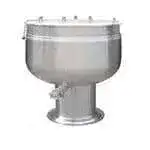 Crown Crown DP-80F Pedestal Base Full Jacketed Stationary Direct Steam Kettle - 80 Gallon Capacity