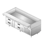 Delfield Delfield F17FC94P 94" Drawer Freezer Base, with Top -
