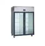 Delfield Delfield GARPT2P-GH 55.22'' 50.0 cu. ft. 2 Section Glass Half Door Pass-Thru Refrigerator