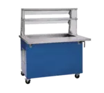 Delfield Delfield KCI-60-NU Shelleyglas® 4-Pan Size Iced Cold Pan Fiberglass Enclosed Base Cold Food Serving Counter