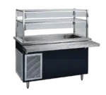 Delfield Delfield KCSC-50-BP Shelleyglas® 39" x 21-5/8" x 7" Deep Cold Pan Reinforced Fiberglass Enclosed Base Cold Food Serving Counter