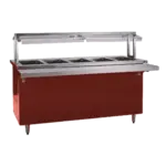 Delfield Delfield KCSC-50-EFP Shelleyglas® 3-Pan Size Reinforced Fiberglass Enclosed Base Cold Food Serving Counter